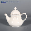 White Custom Logo Bone China Partly Fine Ceramic coffee set